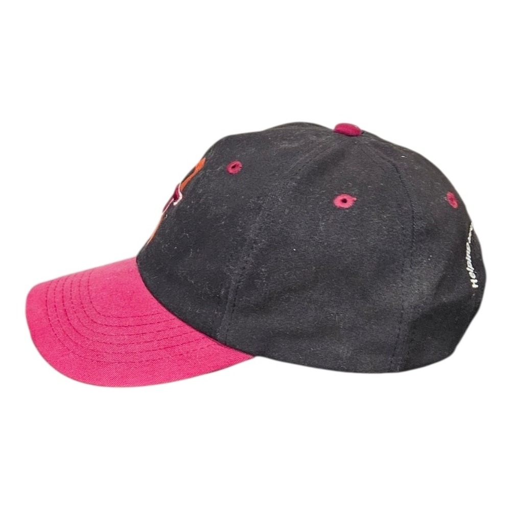 Virginia Tech VT Hokies Hat Cancer Awareness Ribbon Cap Black Football - Picture 2 of 5
